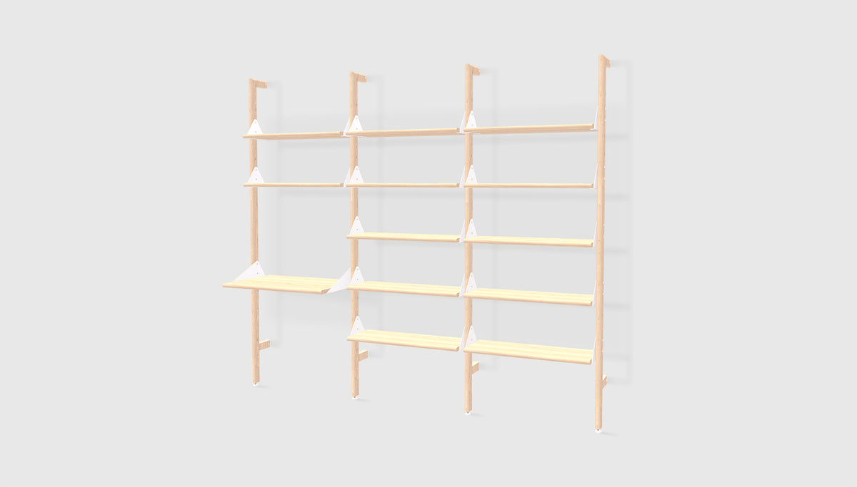 Branch3 Shelving Unit with Desk Storage Gus* Modern Gus Modern