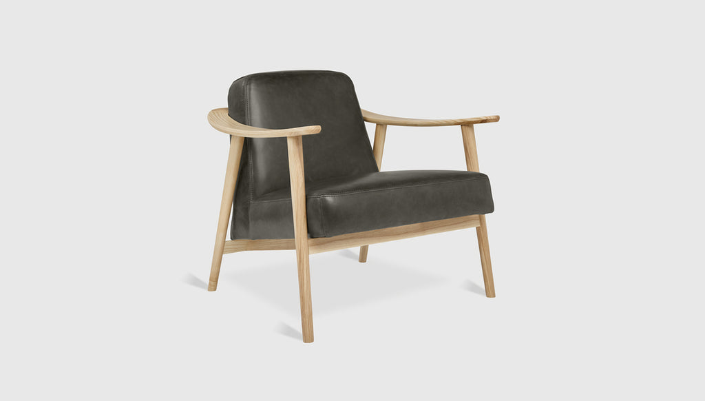 Tucson Char Leather/ Natural Ash