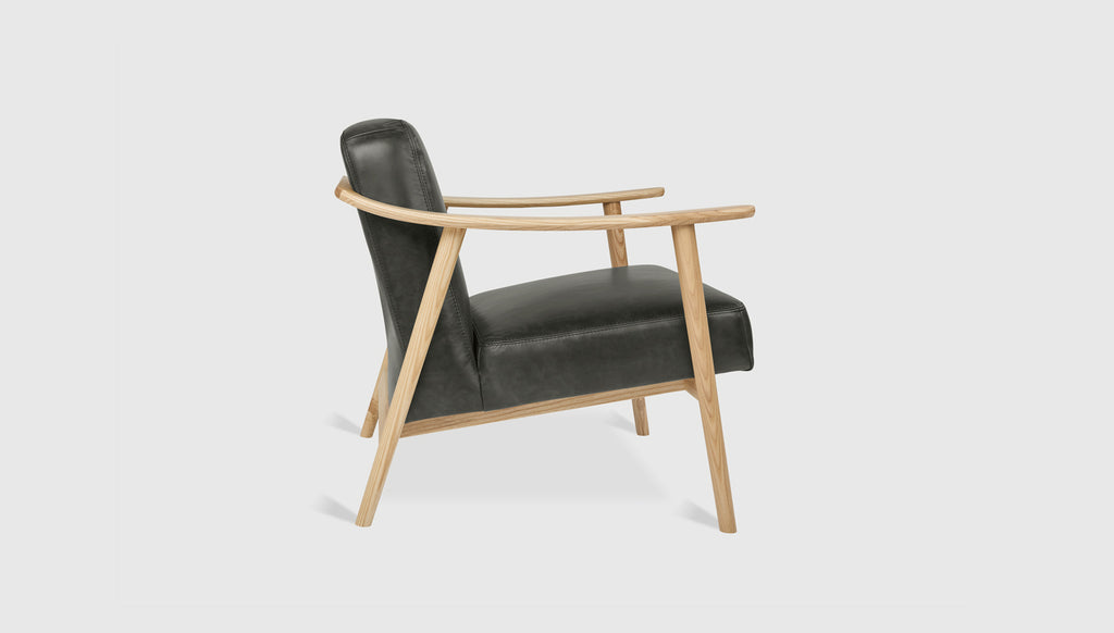 Tucson Char Leather/ Natural Ash