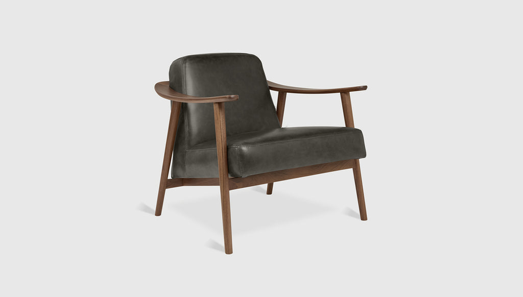 Tucson Char Leather/ Walnut