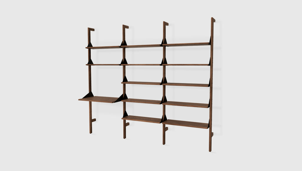 Branch-3 Shelving Unit with Desk