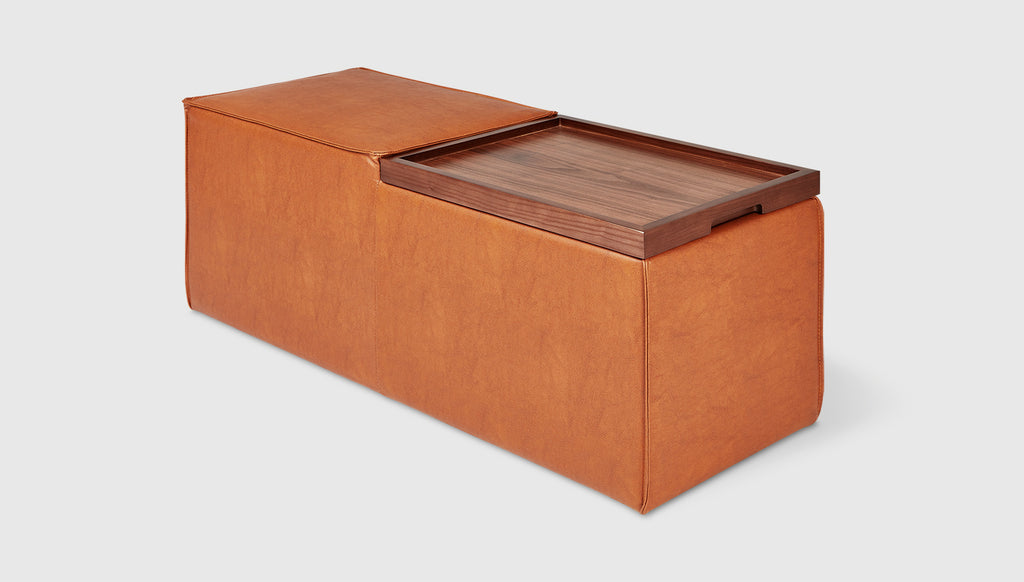 Vegan Appleskin Leather Cognac / Walnut