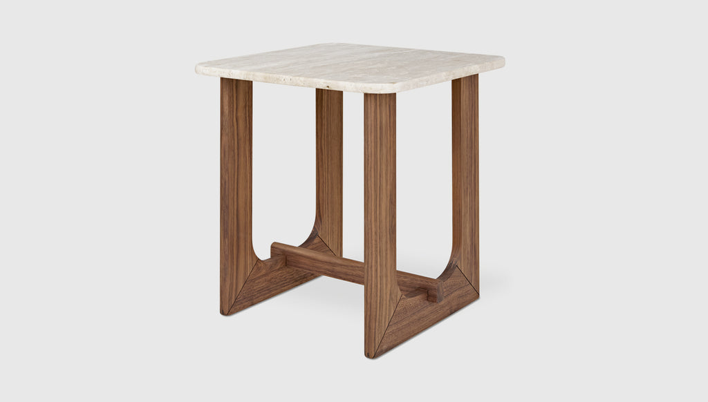 Travertine/ Classic Walnut