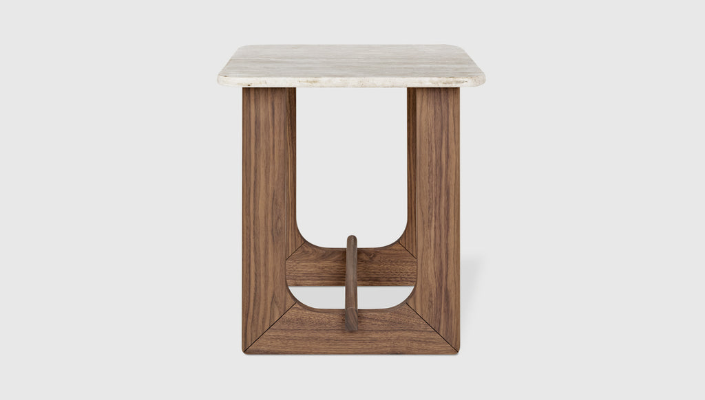 Travertine/ Classic Walnut