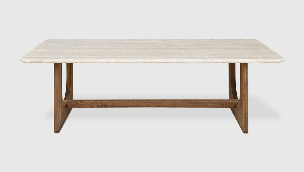 Travertine/ Classic Walnut