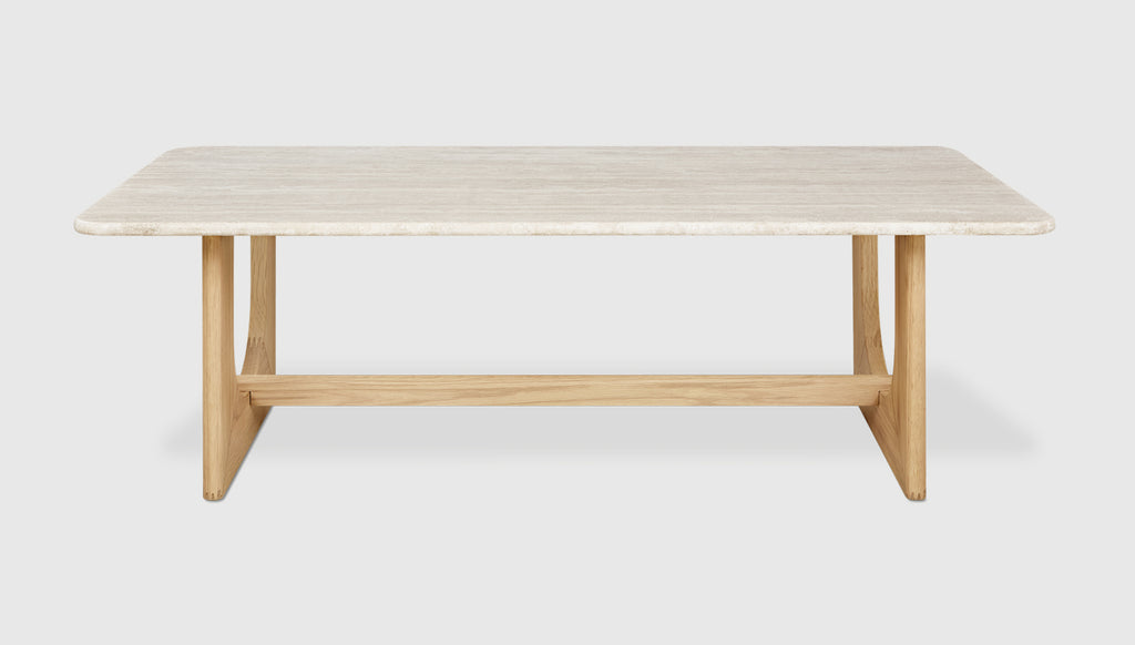 Travertine/ White Oak