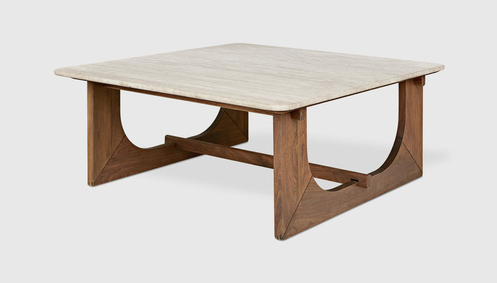 Travertine/ Classic Walnut