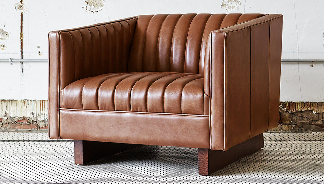 Wood Club Chair Modern Wallace Chair - Main Image